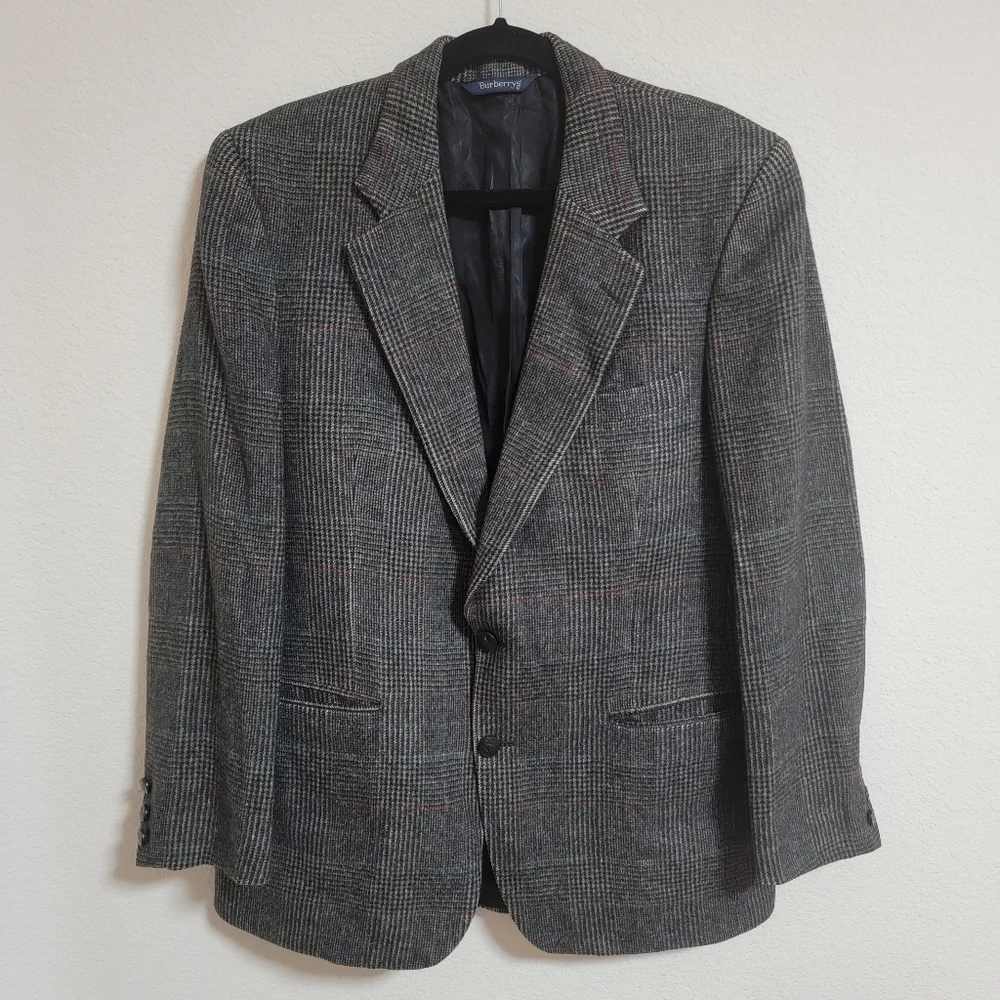 Vintage Burberrys' Camel Hair Jacket/Suit Coat